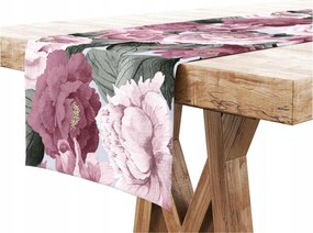 Asztalterítő 40x160 Dekoratív Rózsa Virágok 8271