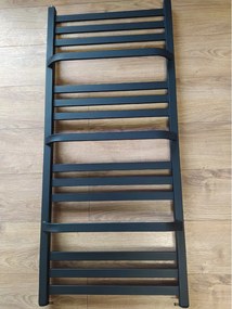 Regnis LOX DUO, fűtőelem 300x570mm, 401W, matt fekete, LOXDUO570/300/D270/FEKETE