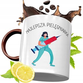 Bordó Bögre Ápolónőnek Születésnapra Ajándék fényképes nyomattal