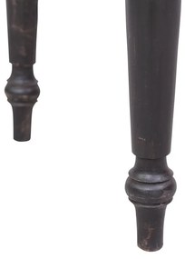 vidaXL tömör mahagóni fa íróasztal 3 fiókkal 117 x 57 x 75 cm