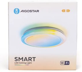 Aigostar LED RGBW fürdőszobai lámpa, 39W, 230V, 50 cm, Wi-Fi, IP44, dimmelhető