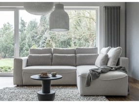 Krémszínű kinyitható sarokkanapé (variálható) Homely Tommy – Miuform