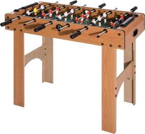 HOMCOM Professzionális Fociasztal Gyerekeknek és Felnőtteknek MDF Fából készült Rúddal 92x46x78cm | Aosom