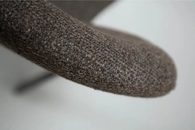 Barna kárpitozott étkezőszék Heap – DAN-FORM Denmark