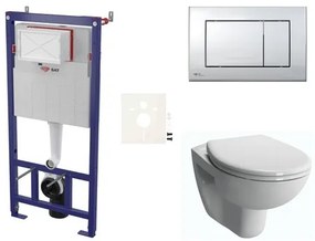 Fali WC szett SAT előtétfalas szereléshez + VitrA Normus WC SIKOSSNORBO21K