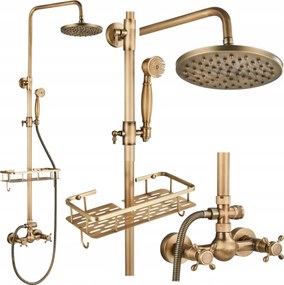 Zuhanyszett Zuhanyoszlop Esőztető Zuhany Falra Szerelhető