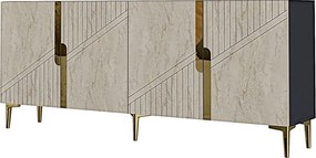 Evva 150 - Anthracite, Travertine, Gold