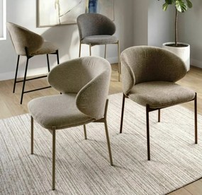 Kioto étkezőszék világosbézs/kasmír