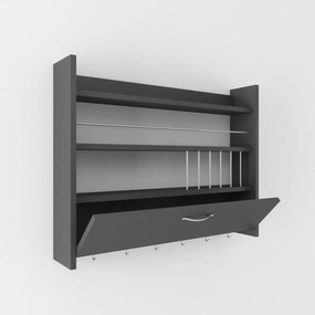 Knott Anthracite konyhai polc