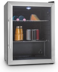 Klarstein Beersafe XL, hűtőszekrény 60 literes térfogattal, D energiahatékonysági osztály, üvegajtó, rozsdamentes acél