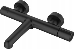 Pretto Fali kádcsaptelep fekete sárgaréz,