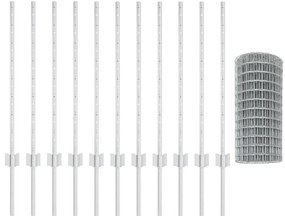 Euro Kerítés Készlet 2 db Horganyzott Horganyzott acél 25 x 0.8 m