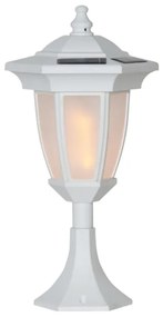 Flame fehér kültéri napelemes LED lámpa - Star TRading