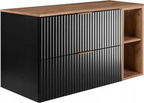 Fürdőszoba szekrény akasztós mosdó alá 100 Divatos Mdf frontok Asztallap