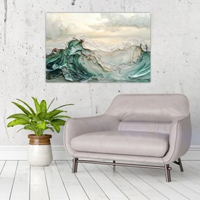 Kép - 3D tengeri absztrakció (90x60 cm)