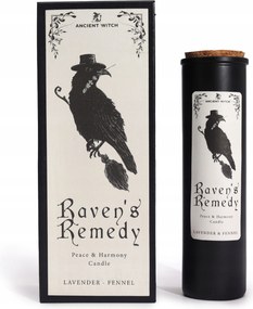 Dekoratív szója tisztító gyertya Holló Remedium AWTPC-04