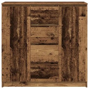 antik fa szerelt fa tálalószekrény fiókos 100,5x35x98,5 cm