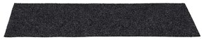 30 db szürke lépcsőszőnyeg öntapadós téglalap alakú 60x25 cm