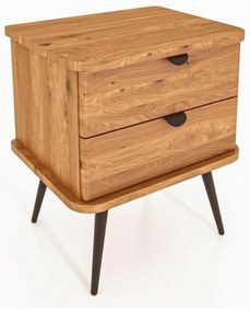 Natúr színű tölgyfa éjjeliszekrény Kula – The Beds