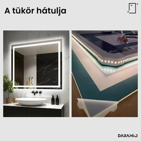 Atipikus tükör LED világítással G92058