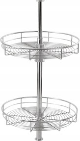 Cargo Kosár Forgó Króm Kerék 440 MM H-600-920 CZJ440B Amix Access