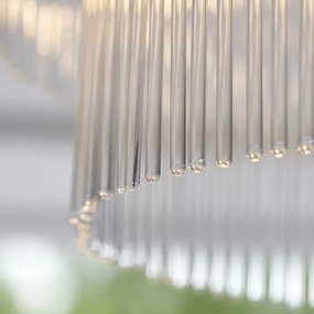 Endon 112575 - Felületre szerelhető csillár  MARIETTA 3xE14/7W/230V réz/átlátszó