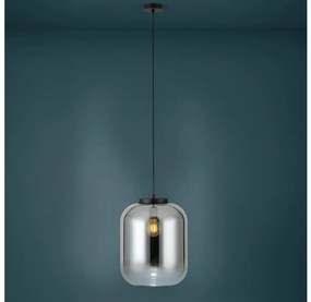 Eglo 39674 - Csillár zsinóron BULCIAGO 1xE27/40W/230V átm. 35 cm füstös