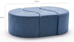 Szék Alya Pouf kék