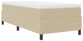 Boxspring Ágy Világos Zöld Szürke 100x200 cm Kedvenc Kordbársony