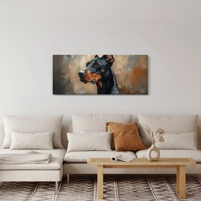 Kép - Dobrman portréja (120x50 cm)