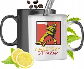 Mágikus Bögre Tűzoltóknak Színváltós Nyomtatott Fényképpel