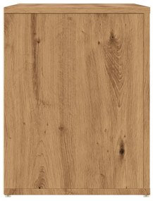kézműves tölgy színű szerelt fa cipőtároló pad 100 x 35 x 45 cm