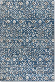 Hagyományos szőnyeg nappaliba 120x170cm,klasszikus kék-krém mintás