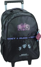 K-pop Démonvadászok Black gurulós iskolatáska, táska 46 cm