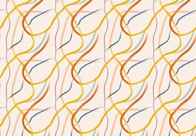 Fotótapéta - Minimalista színes vonalak (147x102 cm)