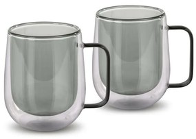 Lamart LT9123 2 részes Tea Vaso pohárkészlet, 250ml, fekete