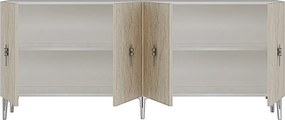 Salkım 180 - White, Travertine, Silver