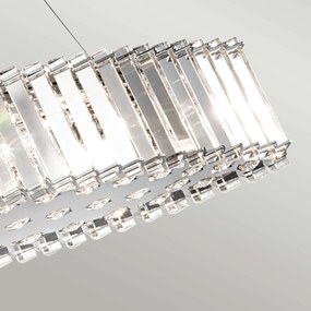 Kichler klasszikus LED függeszték crystal skye króm átlátszó elsklcrystalskyeisle IP44