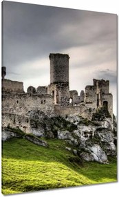 Vászonkép 70x100 Kastély a kertben