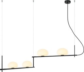 Italux modern függeszték kernio fekete opál itxpnd-357784-bk+w