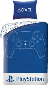 PlayStation Blue ágyneműhuzat 140×200cm, 70x90 cm microfibre