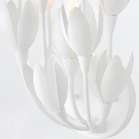 Quintiesse klasszikus fali lámpa flora fehér elsqn-flora-3w-wht