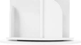 Forgó polcállvány, 4 polc, fehér, ERION TYP 1+ ajándék