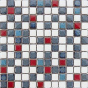 Kerámia mozaik Premium Mosaic kék 30x30 cm fényes MOSS23MIX1
