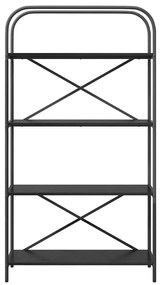 Könyvespolc Musta tammi 80 x 30 x 146 cm Faanyag