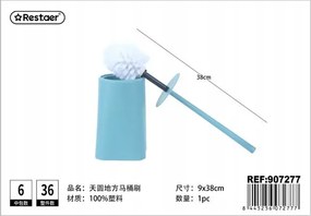 Elegáns Wc kefe Morandi kék színben