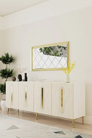 Rany 180 - White, Travertine, Gold
