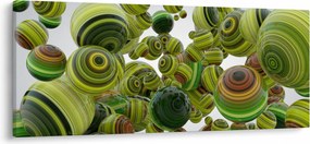 Csíkos gömbök képe (120x50 cm)