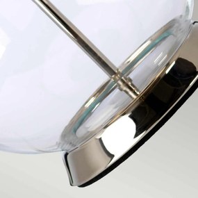 Elstead modern asztali lámpa orb nikkel elsorb-clear-pn-blk