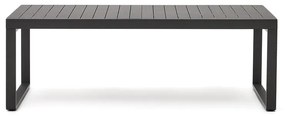 Fém kerti étkezőasztal 100.5x220 cm Galdana – Kave Home